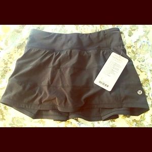 NWT Lululemon running skirt